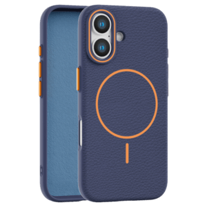 Leather Grip MagSafe maska za iPhone 16 - Ljubičasta