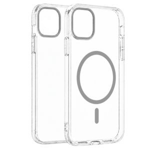 Transparent Color Ring MagSafe maska za iPhone 11 – Siva