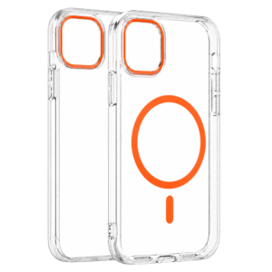 Transparent Color Ring MagSafe maska za iPhone 11 – Narandžasta