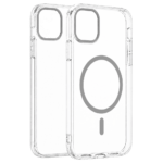 Transparent Color Ring MagSafe maska za iPhone 12 Pro Max – Siva