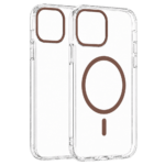 Transparent Color Ring MagSafe maska za iPhone 13 Pro – Zlatna
