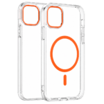 Transparent Color Ring MagSafe maska za iPhone 13 – Narandžasta