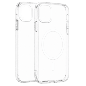 Transparent Color Ring MagSafe maska za iPhone 14 – Bela