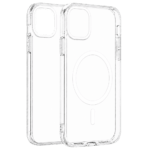 Transparent Color Ring MagSafe maska za iPhone 15 – Bela