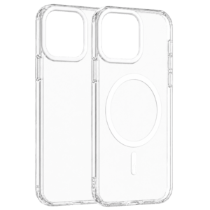 Transparent Color Ring MagSafe maska za iPhone 16 Pro – Bela