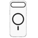 Transparent Color Ring MagSafe maska za iPhone 17 Air – Crna