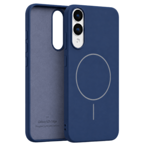 Velvet Touch MagSafe maska za Samsung Galaxy S25 Edge - Plava