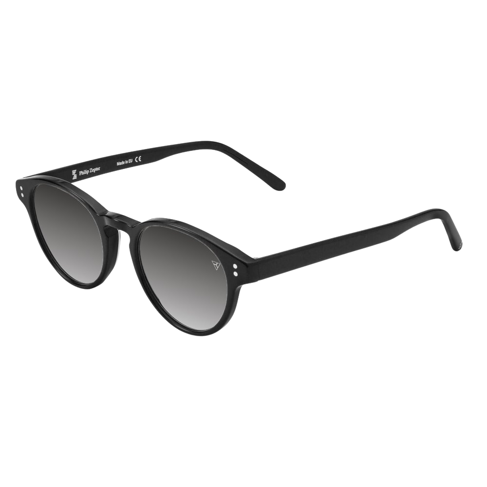 Zepter Hyperlight Eyewear Black Grey Gradasol Lenses