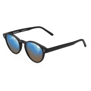 Zepter Hyperlight Eyewear Black Blue Mirror Lenses