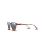 Zepter Hyperlight Eyewear Women Light Brown Blue Mirror Lenses