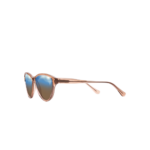 Zepter Hyperlight Eyewear Women Light Brown Blue Mirror Lenses