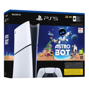 Sony PlayStation PS5 1TB Slim digital + DualSense White + astro bot igra